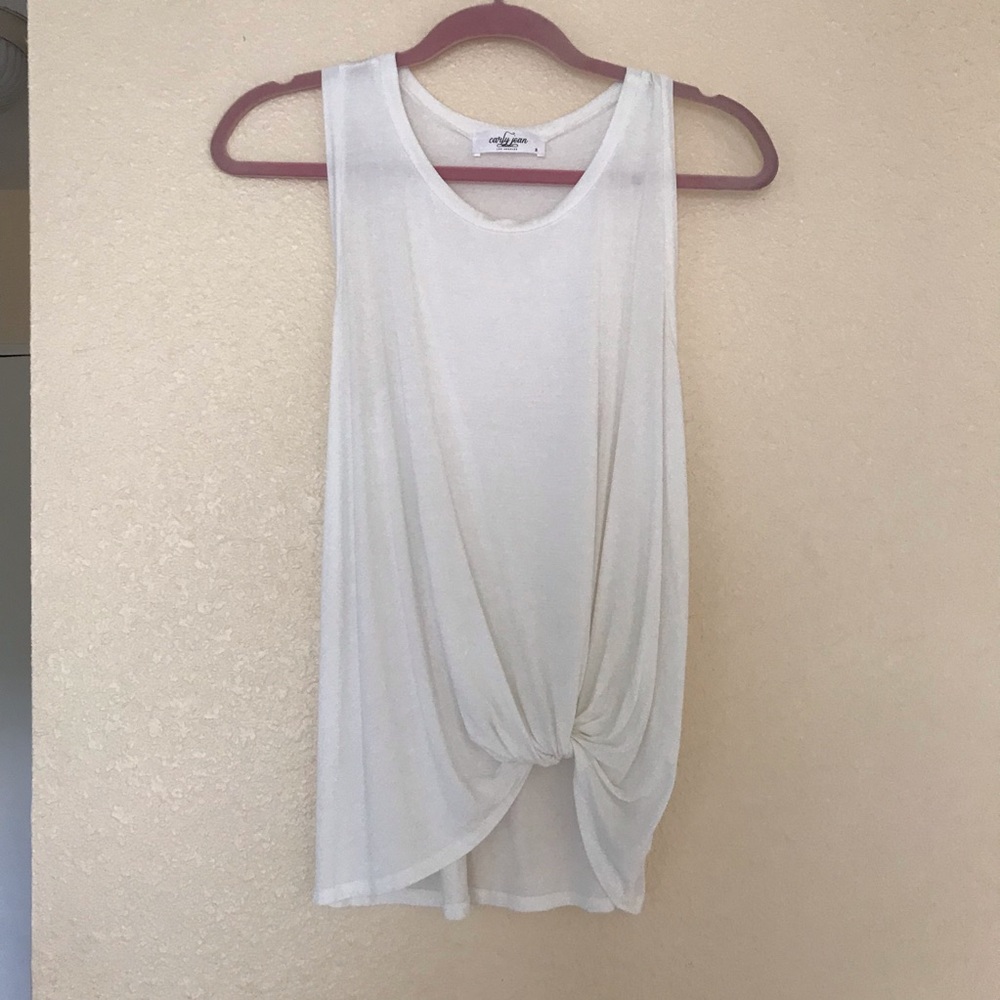 CJLA favorite tie tank in white